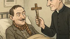 Witz: Ein Ganove liegt im Sterben…